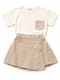 Sweet leopard set beige