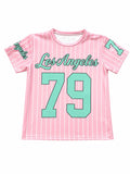 LA shirt roze