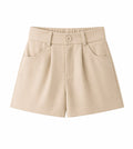 Korte broek beige