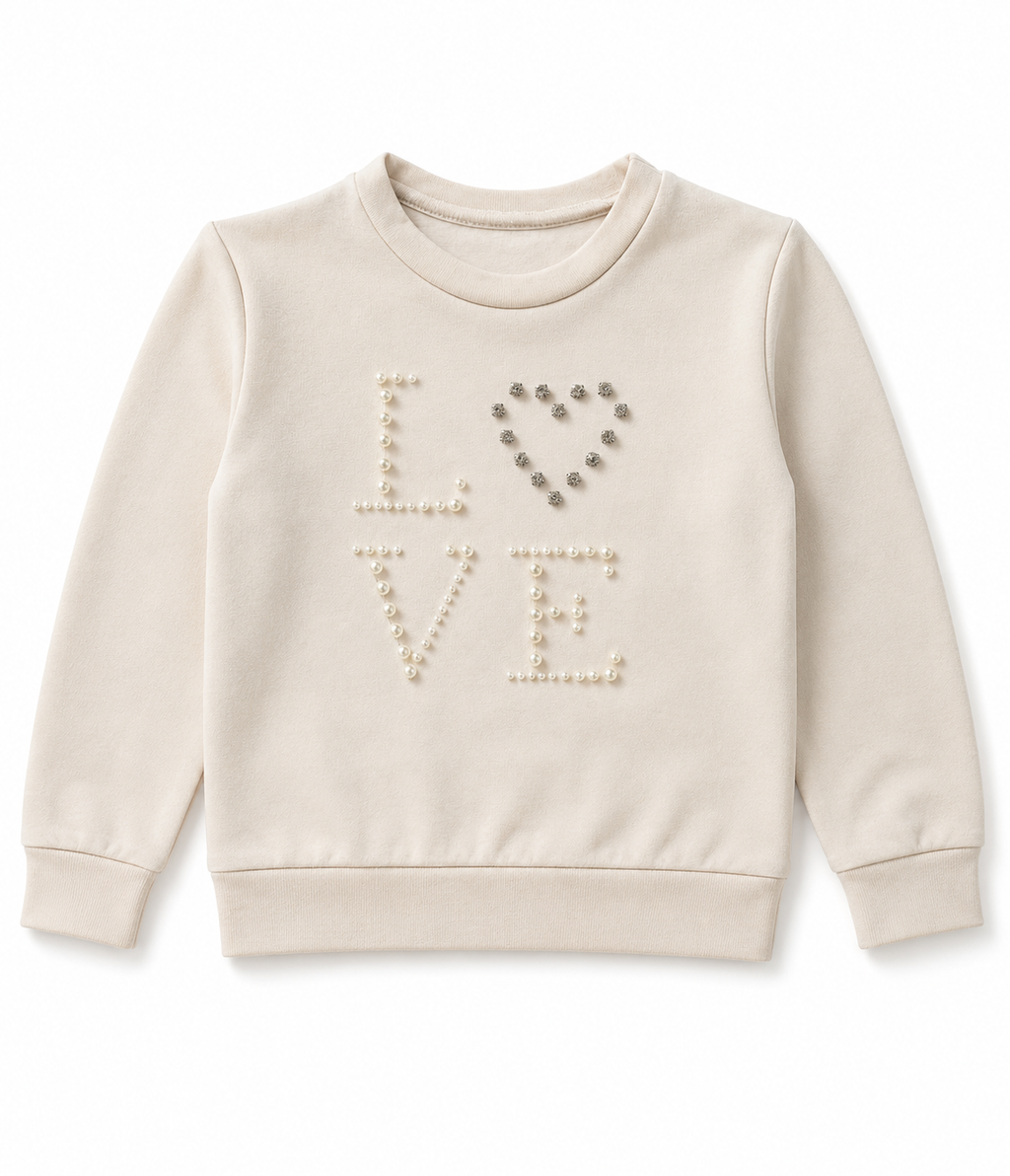 LOVE trui beige