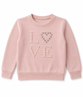 LOVE trui roze
