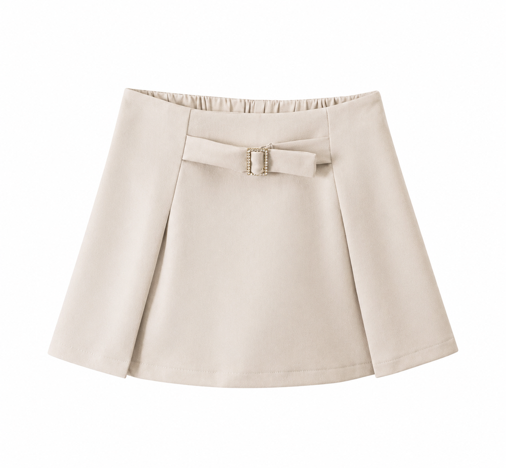 Beige broekrok