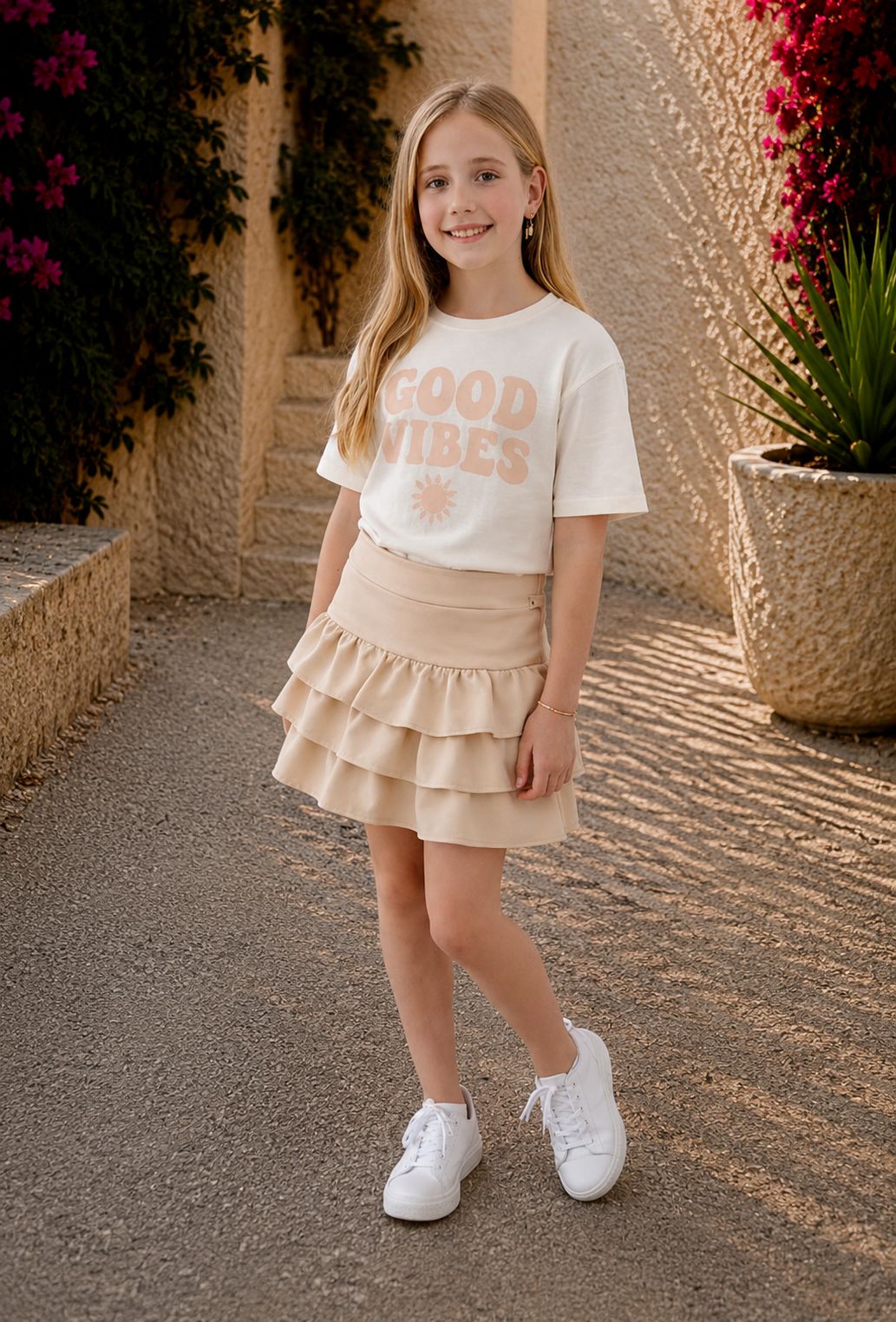 Good vibes beige