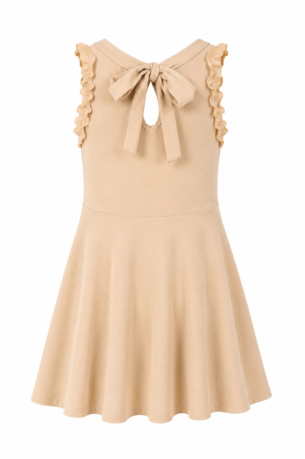 Jurkje met strik beige