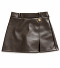 Leren rok broek