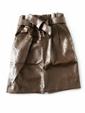 Leren rok
